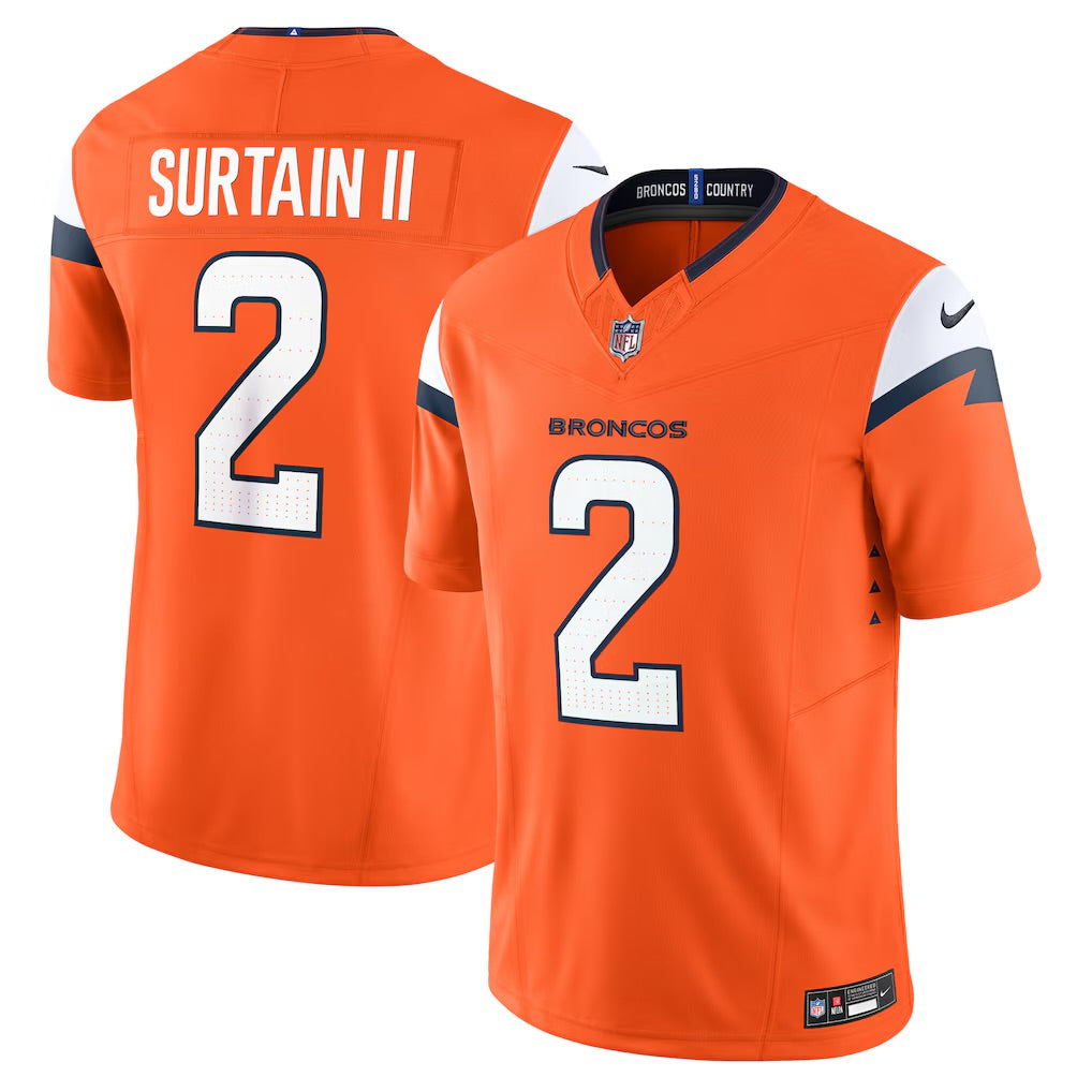 Men's Denver Broncos Patrick Surtain II Nike Mile High Collection Vapor F.U.S.E. Limited Jersey