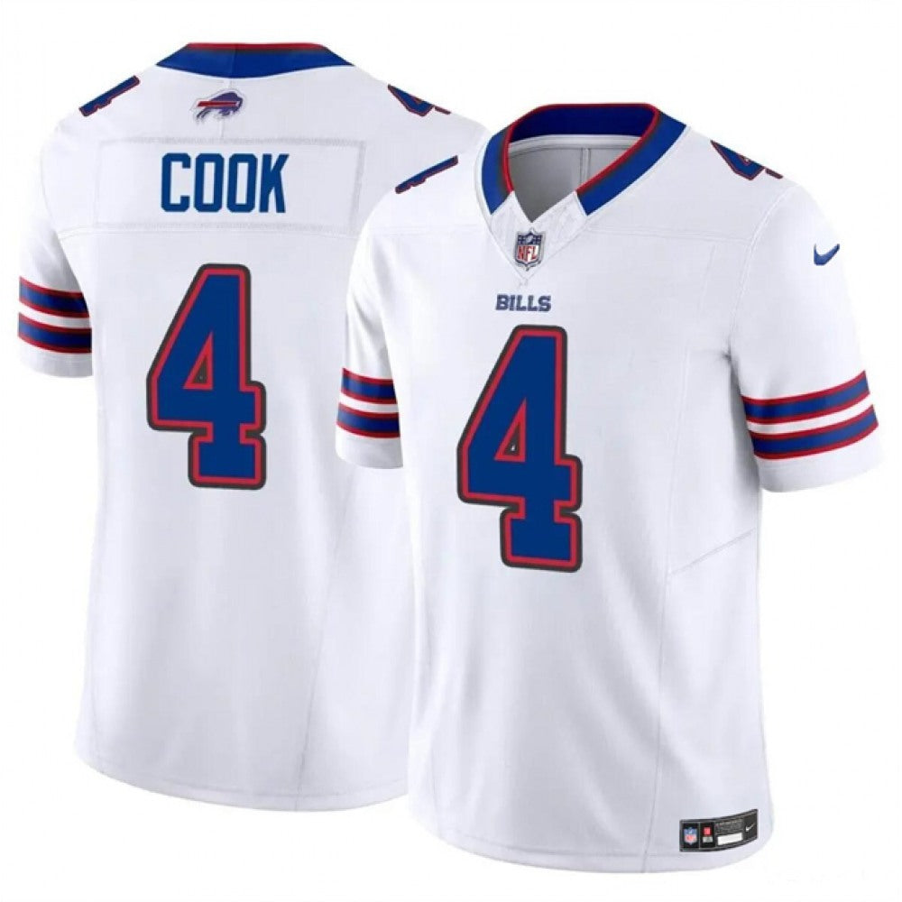 Men's Buffalo Bills #4 James Cook Nike F.U.S.E. Vapor Untouchable Limited Stitched Football Jersey