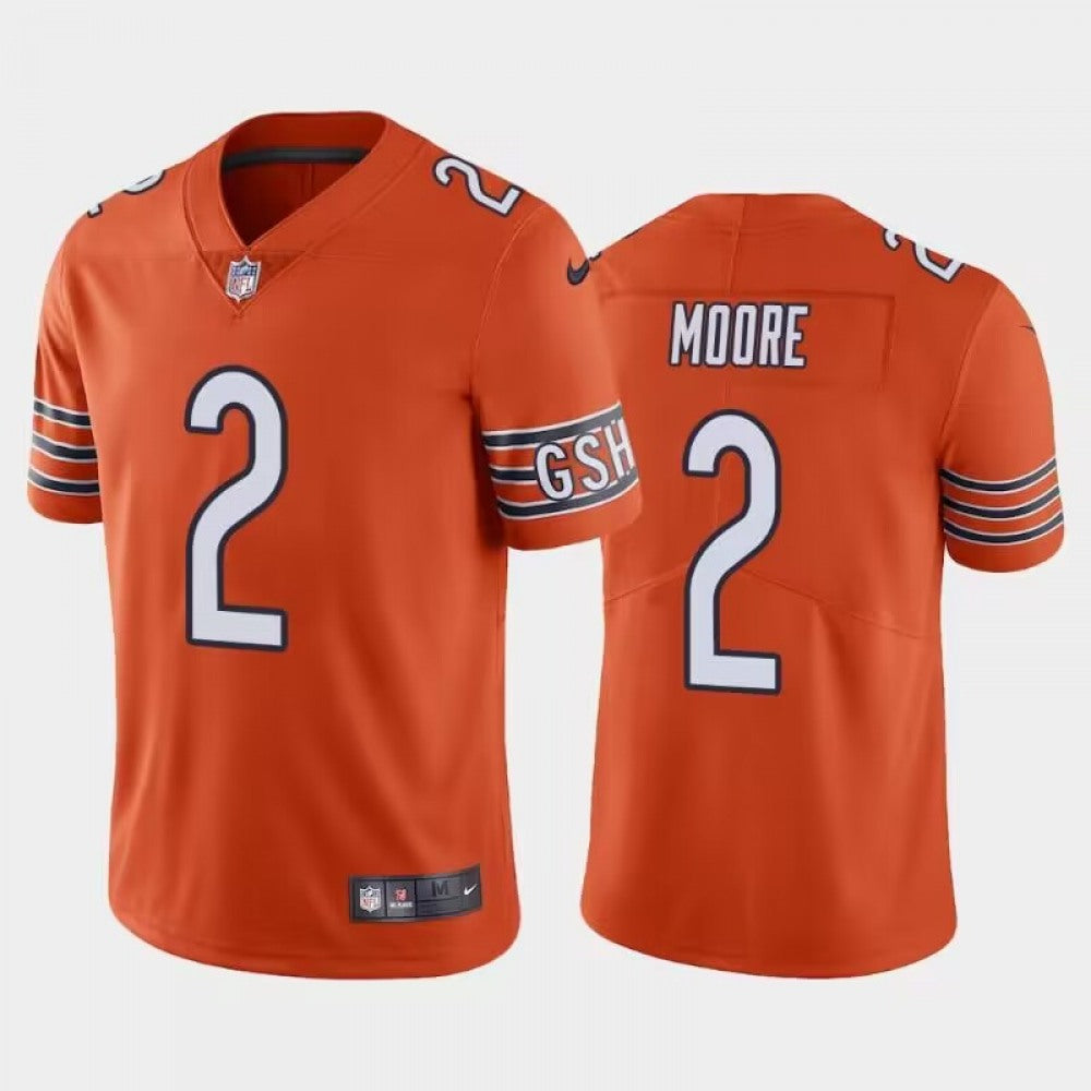 Men's Chicago Bears #2 D.J. Moore Nike Vapor Untouchable Stitched Jersey
