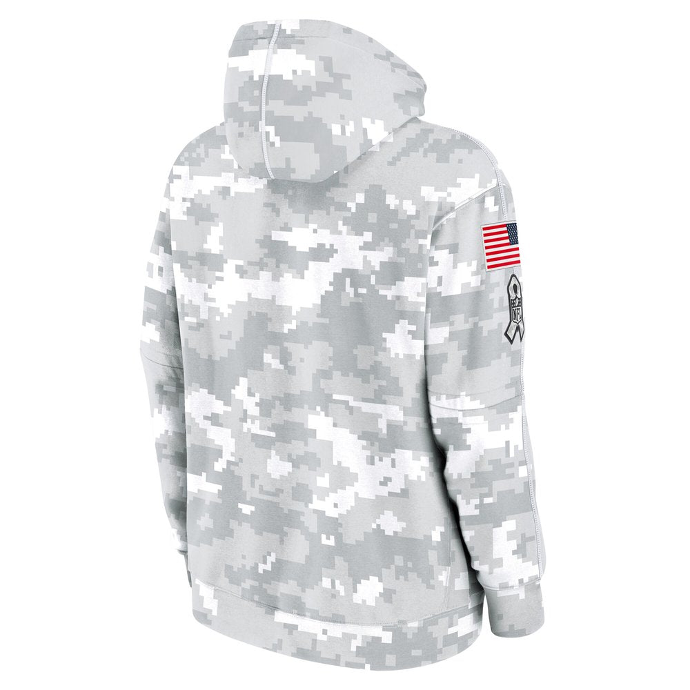 Men's Arizona Cardinals Nike Arctic Camo Salute to Service Club Fleece Pullover Hoodie