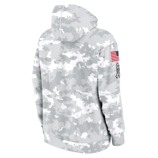 Men's Arizona Cardinals Nike Arctic Camo Salute to Service Club Fleece Pullover Hoodie