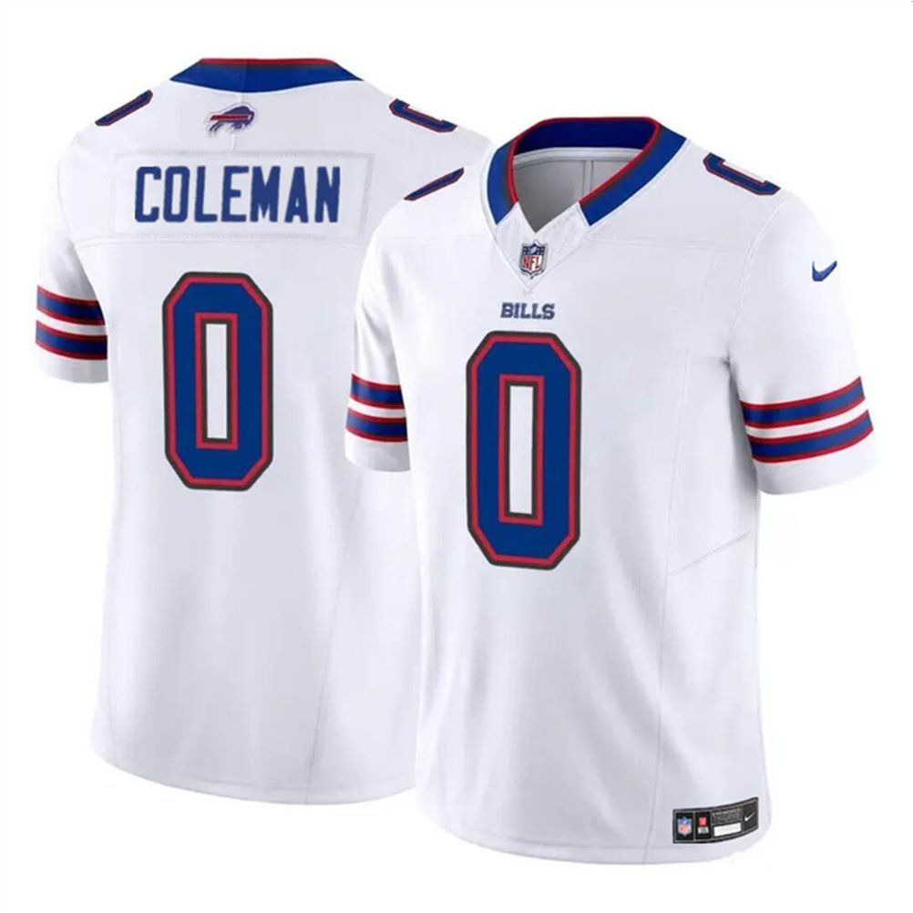 Men's Buffalo Bills #0 Keon Coleman Nike F.U.S.E. Vapor Untouchable Limited Stitched Jersey