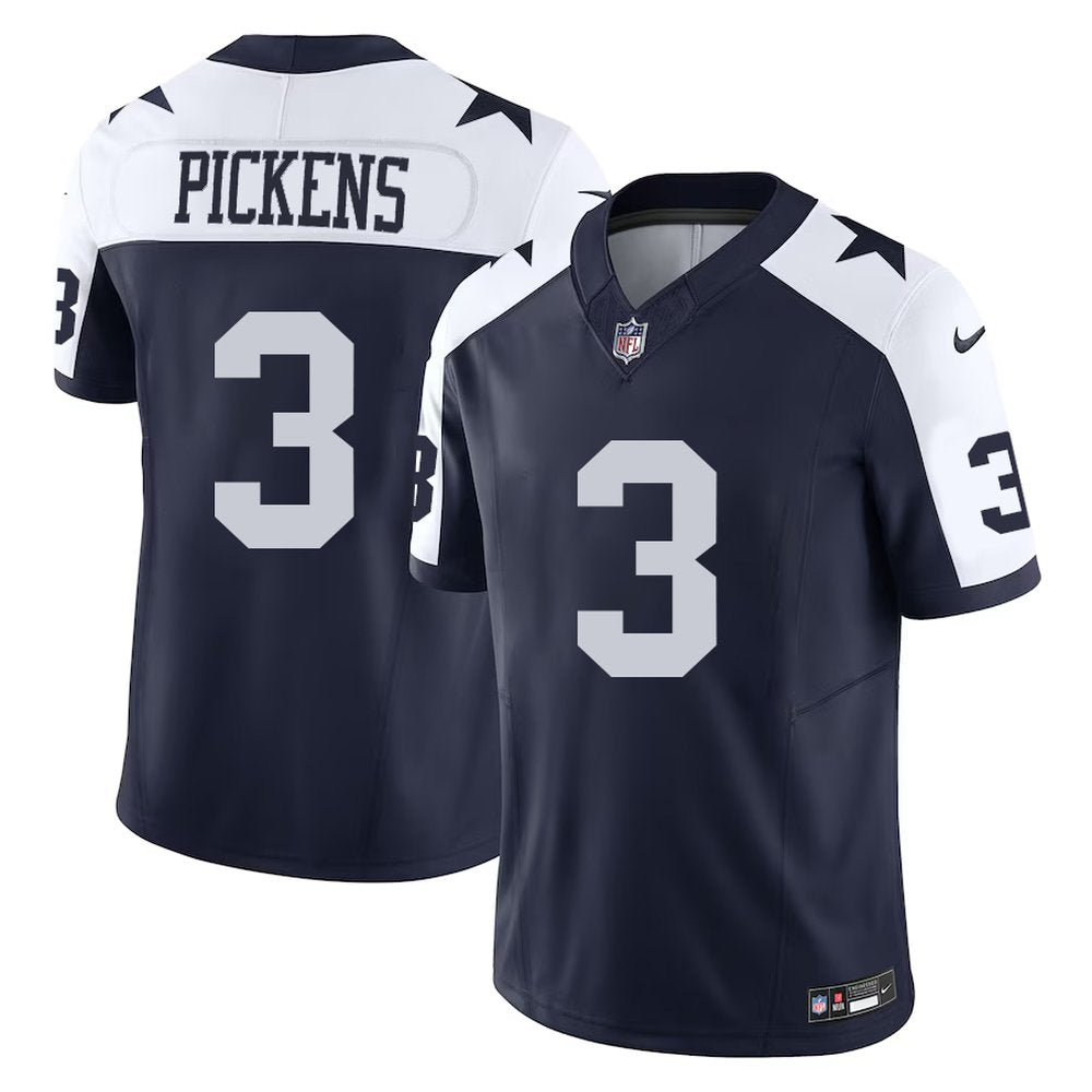 Men's Dallas Cowboys #3 George Pickens Nike F.U.S.E Vapor Untouchable Limited Stitched Football Jersey
