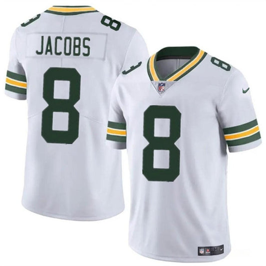 Men's Green Bay Packers #8 Josh Jacobs Nike Vapor Limited Stitched Football Jersey
