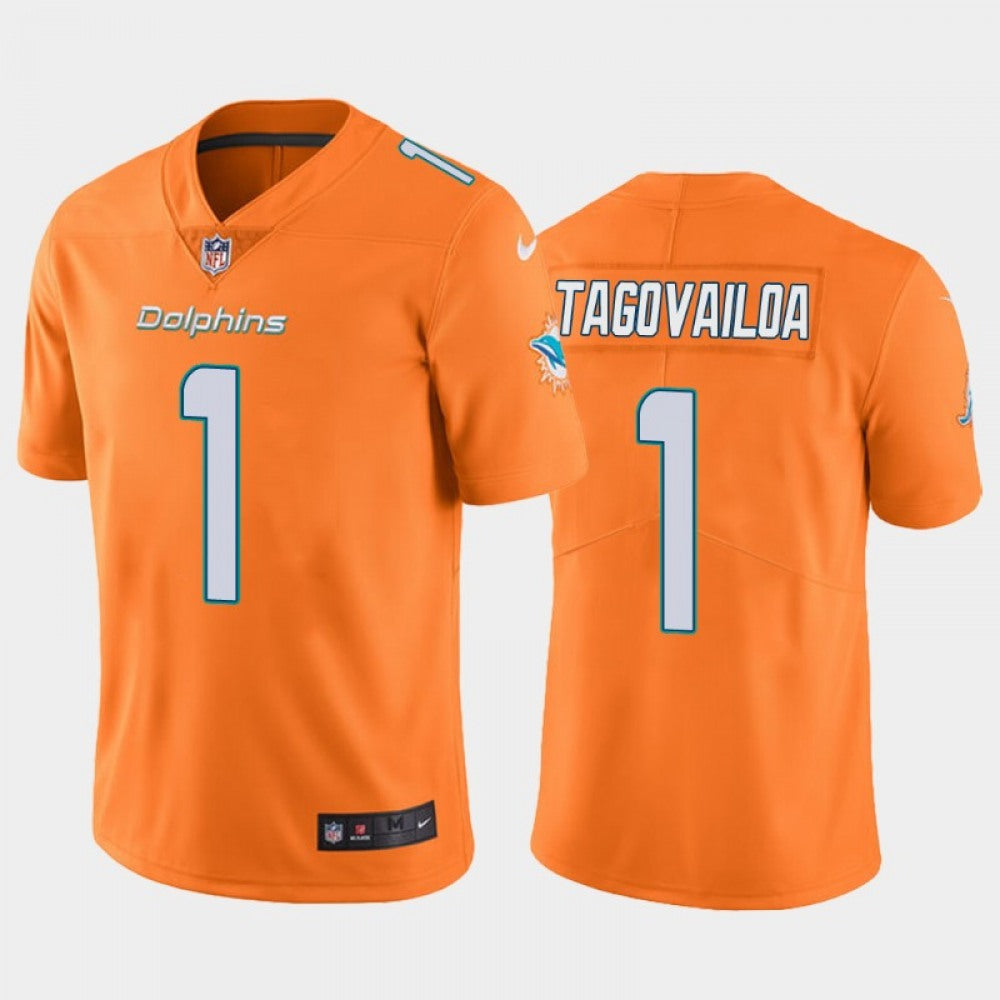 Men's Miami Dolphins #1 Tua Tagovailoa F.U.S.E Vapor Limited Stitched Football Jersey
