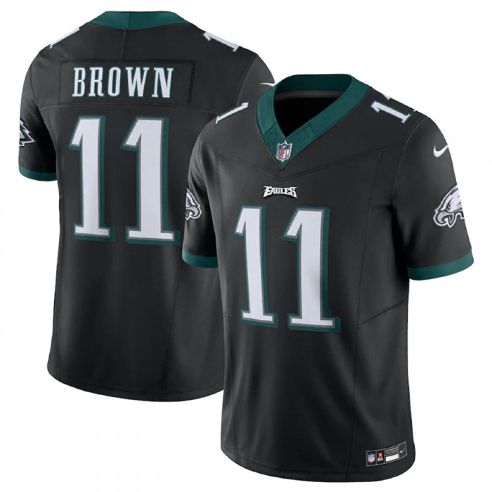Men's Philadelphia Eagles #11 A.J. Brown Nike F.U.S.E. Vapor Untouchable Limited Stitched Football Jersey