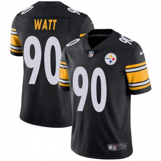 Men's Pittsburgh Steelers #90 T.J. Watt Nike F.U.S.E. Vapor Untouchable Limited Jersey