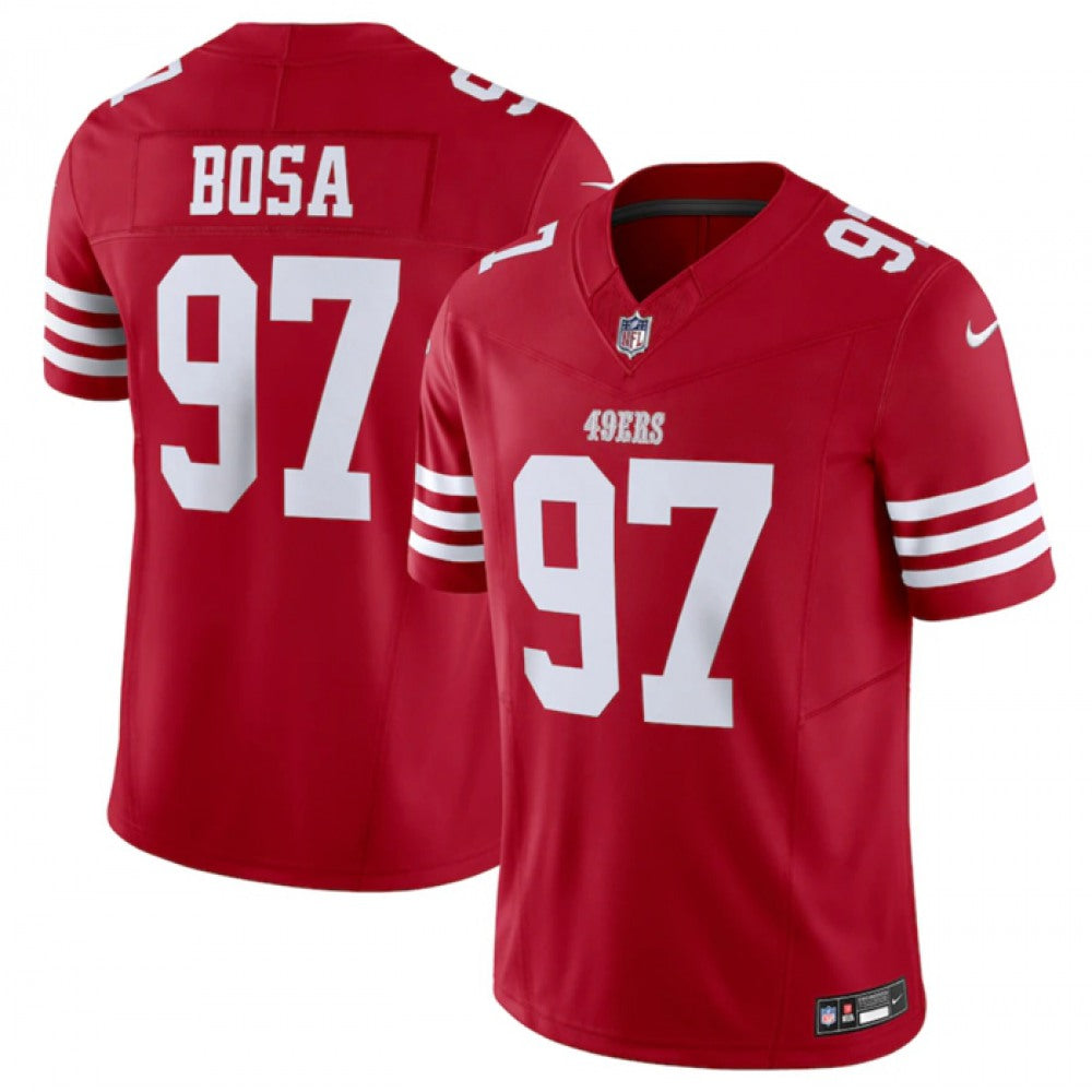 Men's San Francisco 49ers #97 Nick Bosa Nike F.U.S.E. Vapor Untouchable Limited Stitched Football Jersey