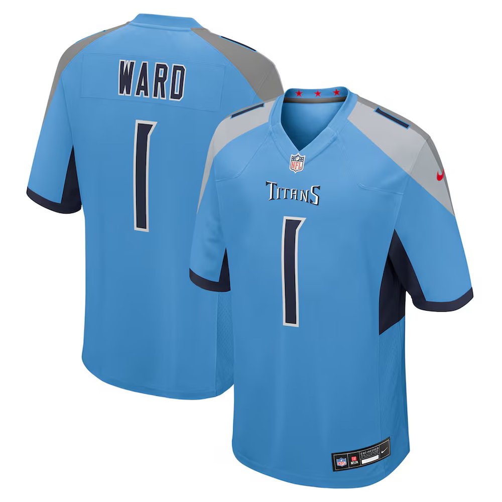 Men's Tennessee Titans #1 Cameron Ward Nike NFL Draft First Round Pick Alternate Game Jersey