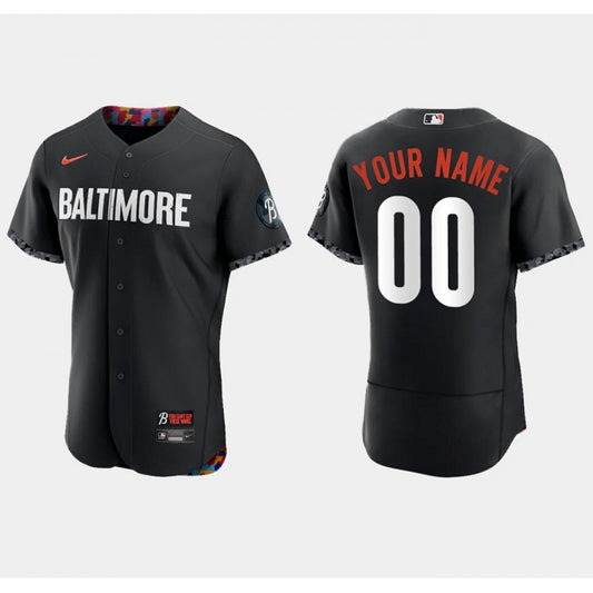 Men's Baltimore Orioles 2023 City Connect Custom MLB Replica Jersey