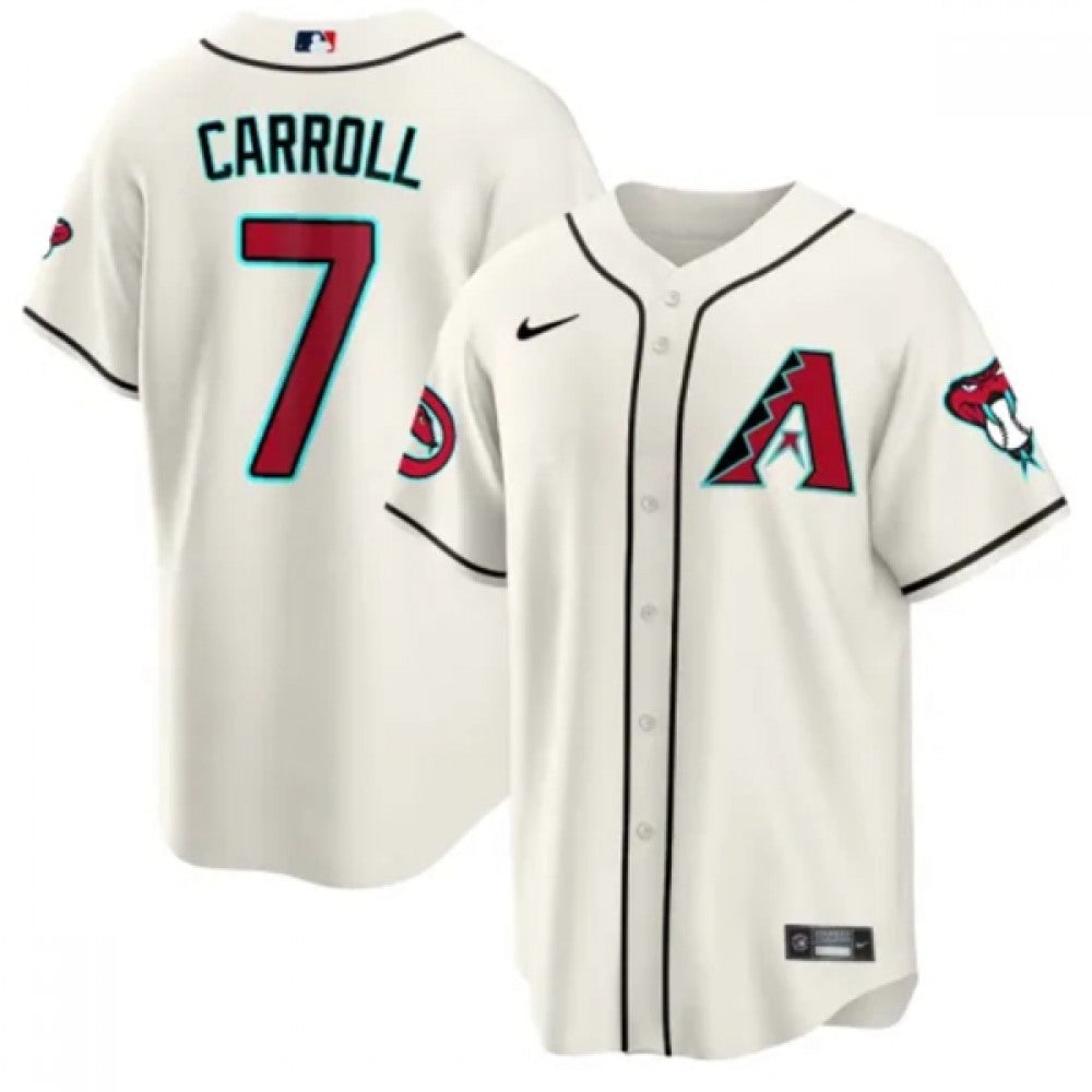 Men's Arizona Diamondbacks #7 Corbin Carroll Cool Base Stitched Limited Baseball Jersey