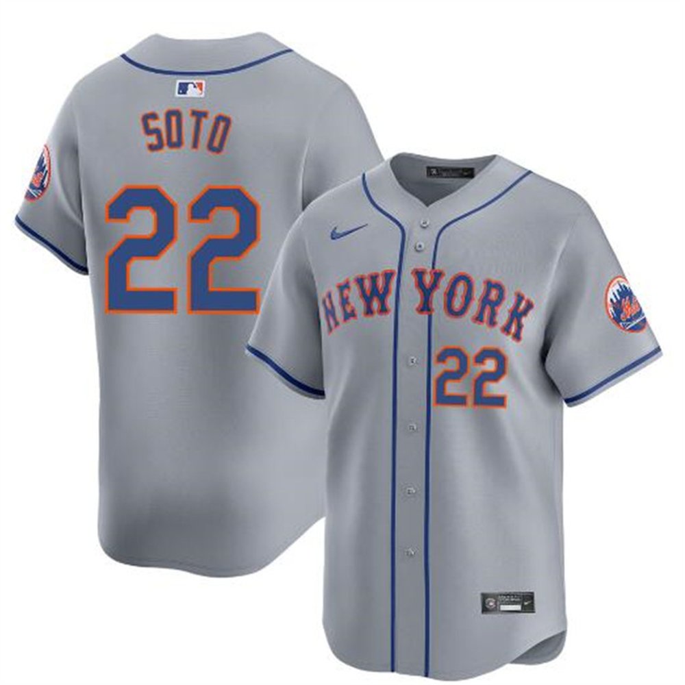 Men's New York Mets Juan Soto Nike Limited Jersey
