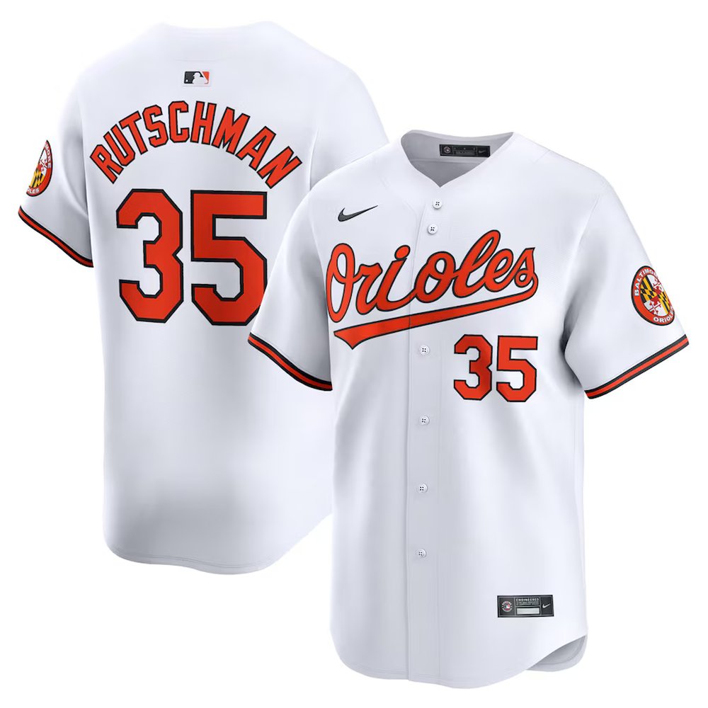 Nike Men's Baltimore Orioles #35 Adley Rutschman Limited Stitched Baseball Jersey