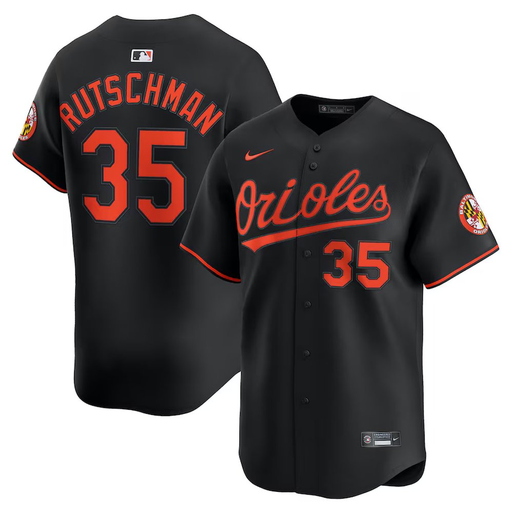 Nike Men's Baltimore Orioles #35 Adley Rutschman Limited Stitched Baseball Jersey