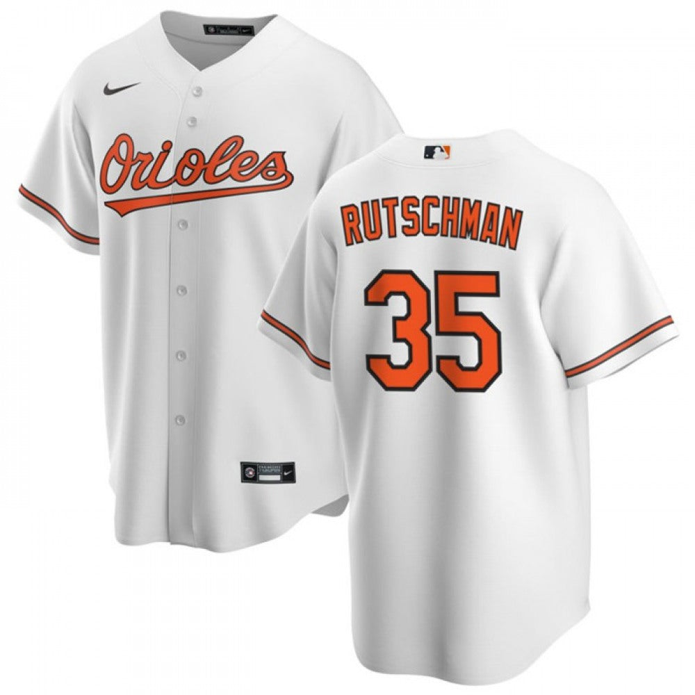 Men's Baltimore Orioles #35 Adley Rutschman Stitched Replica Jersey