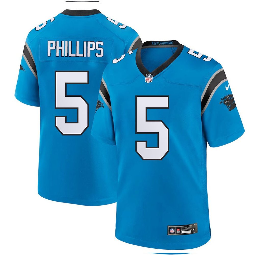 Men's Carolina Panthers Jaelan Phillips Nike Game Jersey