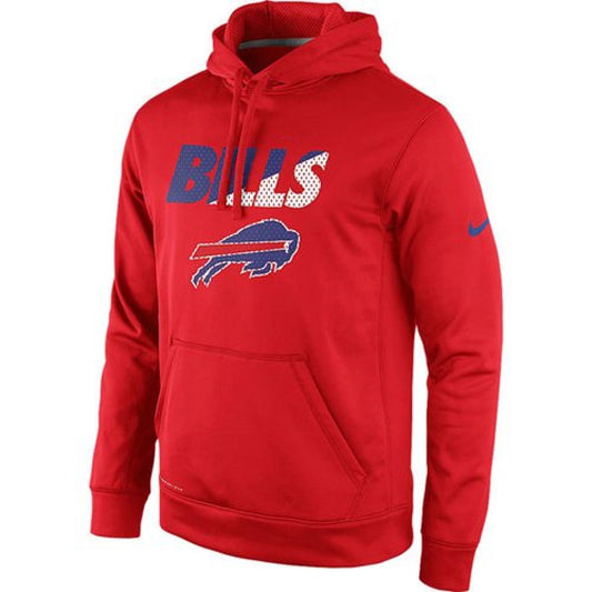Men's Buffalo Bills Nike Kick Off Staff Performance Pullover Hoodie Red