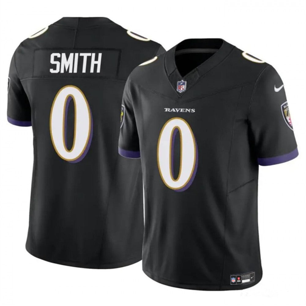 Men's Baltimore Ravens #0 Roquan Smith Nike F.U.S.E. Vapor Limited Football Jersey