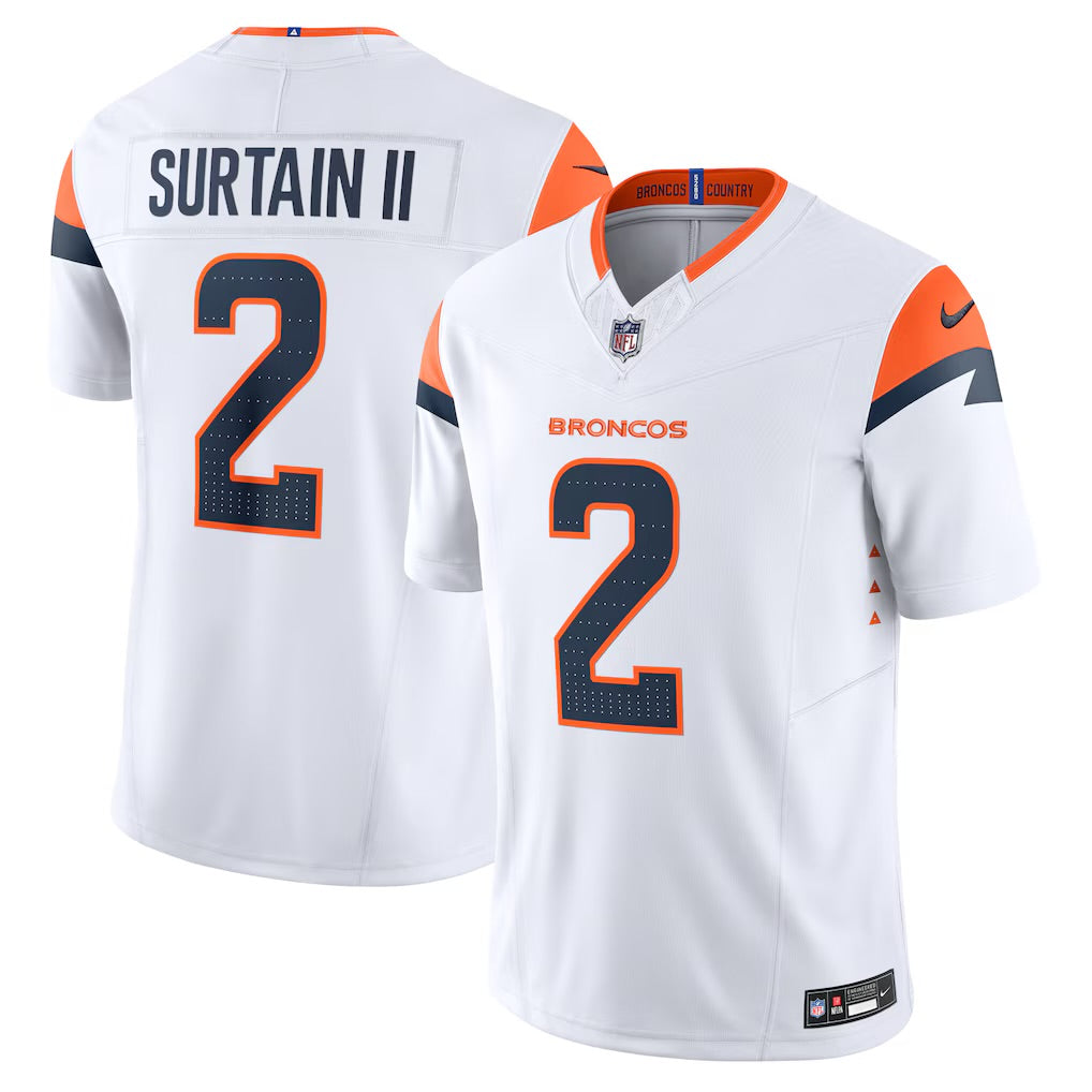 Men's Denver Broncos Patrick Surtain II Nike Mile High Collection Vapor F.U.S.E. Limited Jersey