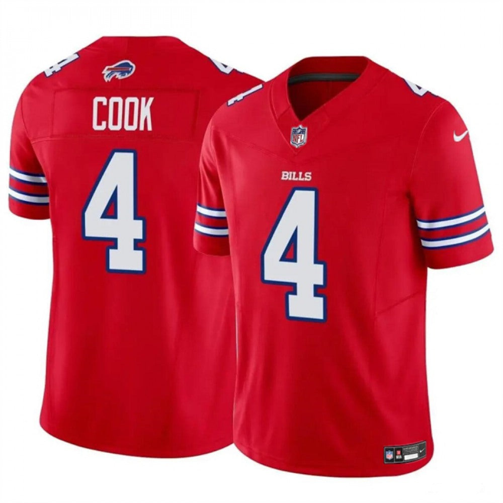 Men's Buffalo Bills #4 James Cook Nike F.U.S.E. Vapor Untouchable Limited Stitched Football Jersey