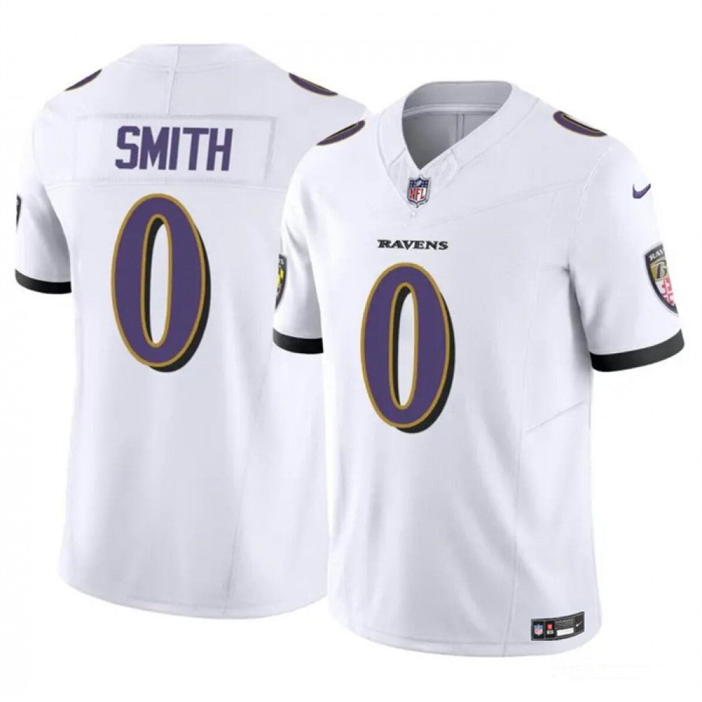 Men's Baltimore Ravens #0 Roquan Smith Nike F.U.S.E. Vapor Limited Football Jersey