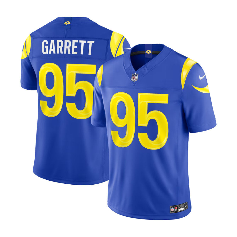 Men's Los Angeles Rams #95 Myles Garrett Vapor F.U.S.E. Limited Jersey