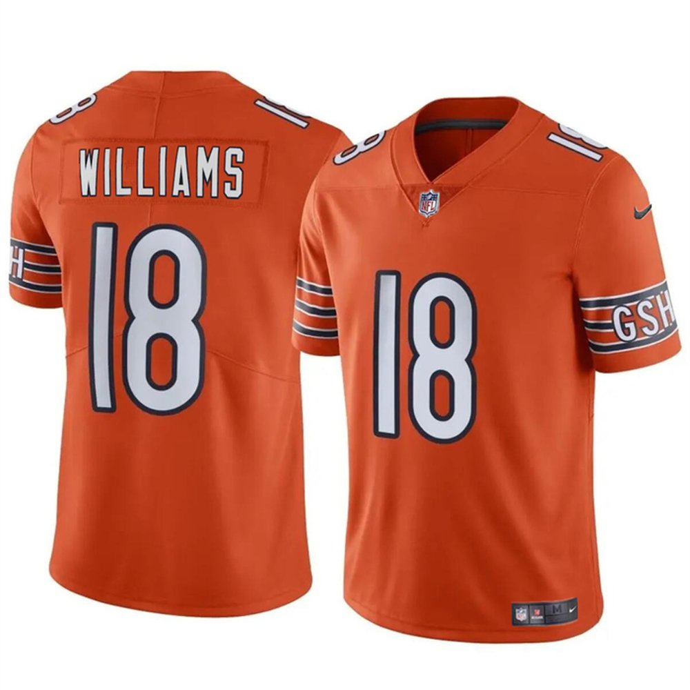 Men's Chicago Bears Caleb Williams Nike F.U.S.E. Vapor Untouchable Limited Stitched Jersey
