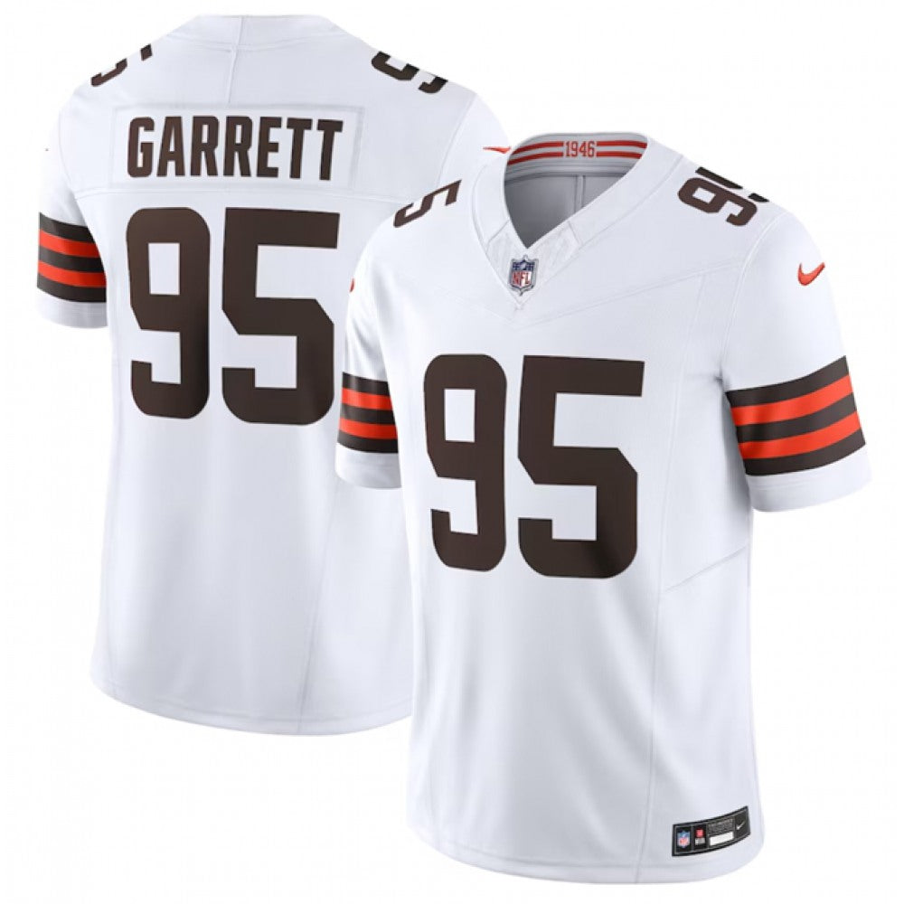 Men's Cleveland Browns #95 Myles Garrett Brown Nike F.U.S.E. Vapor Untouchable Limited Stitched Jersey