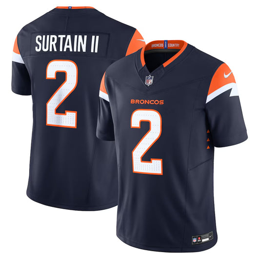 Men's Denver Broncos Patrick Surtain II Nike Mile High Collection Vapor F.U.S.E. Limited Jersey