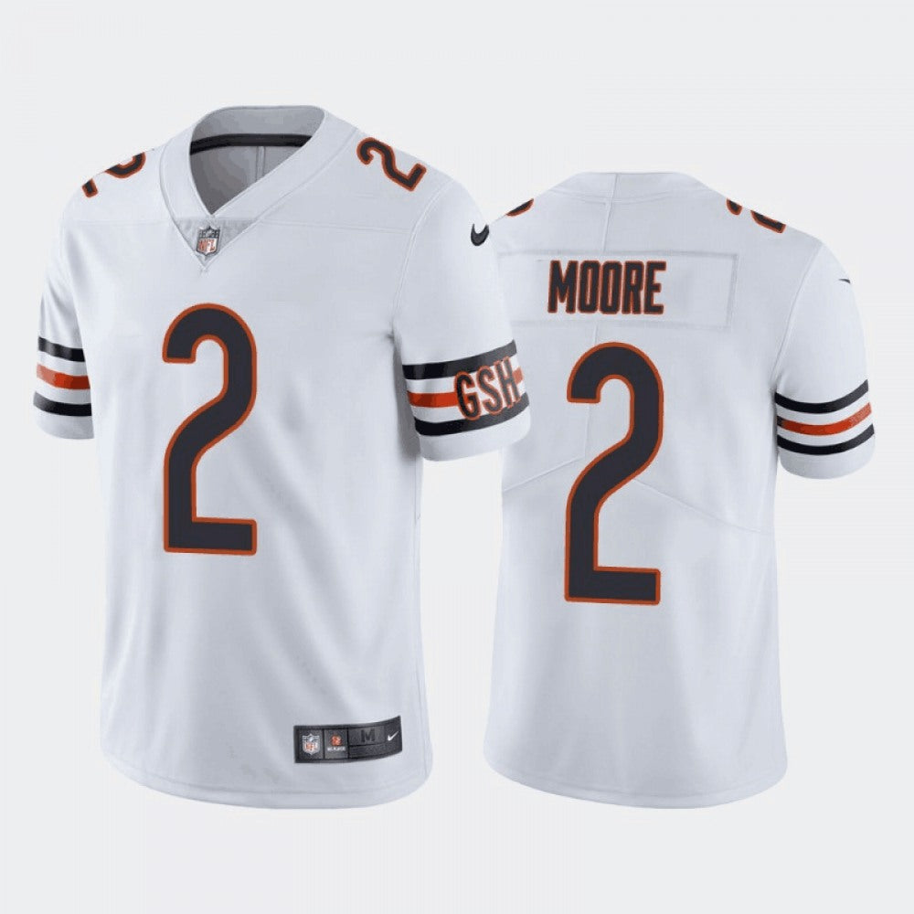 Men's Chicago Bears #2 D.J. Moore Nike Vapor Untouchable Stitched Jersey