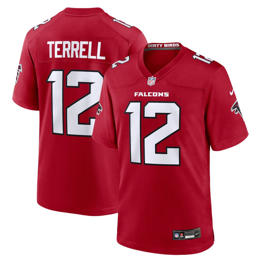 Men's Atlanta Falcons #12 Avieon Terrell 2026 NFL Draft Game Jersey
