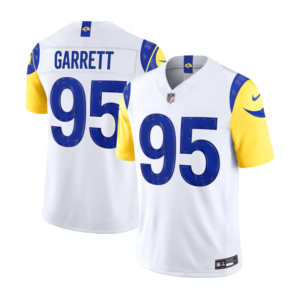 Men's Los Angeles Rams #95 Myles Garrett Vapor F.U.S.E. Limited Jersey