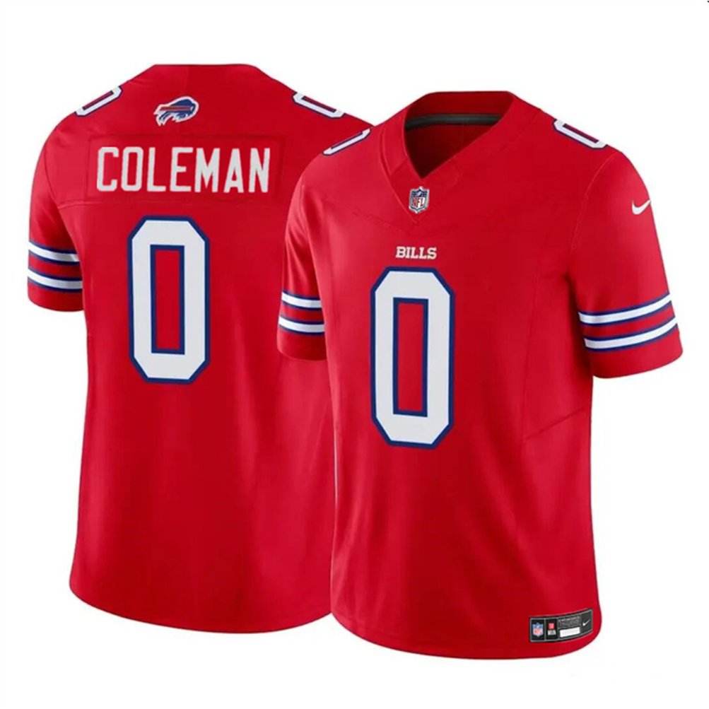 Men's Buffalo Bills #0 Keon Coleman Nike F.U.S.E. Vapor Untouchable Limited Stitched Jersey