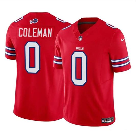 Men's Buffalo Bills #0 Keon Coleman Nike F.U.S.E. Vapor Untouchable Limited Stitched Jersey