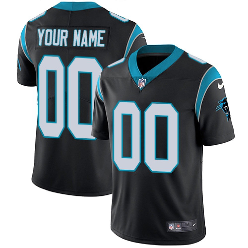 Men's Carolina Panthers Custom White Vapor Untouchable NFL Stitched Limited Jersey