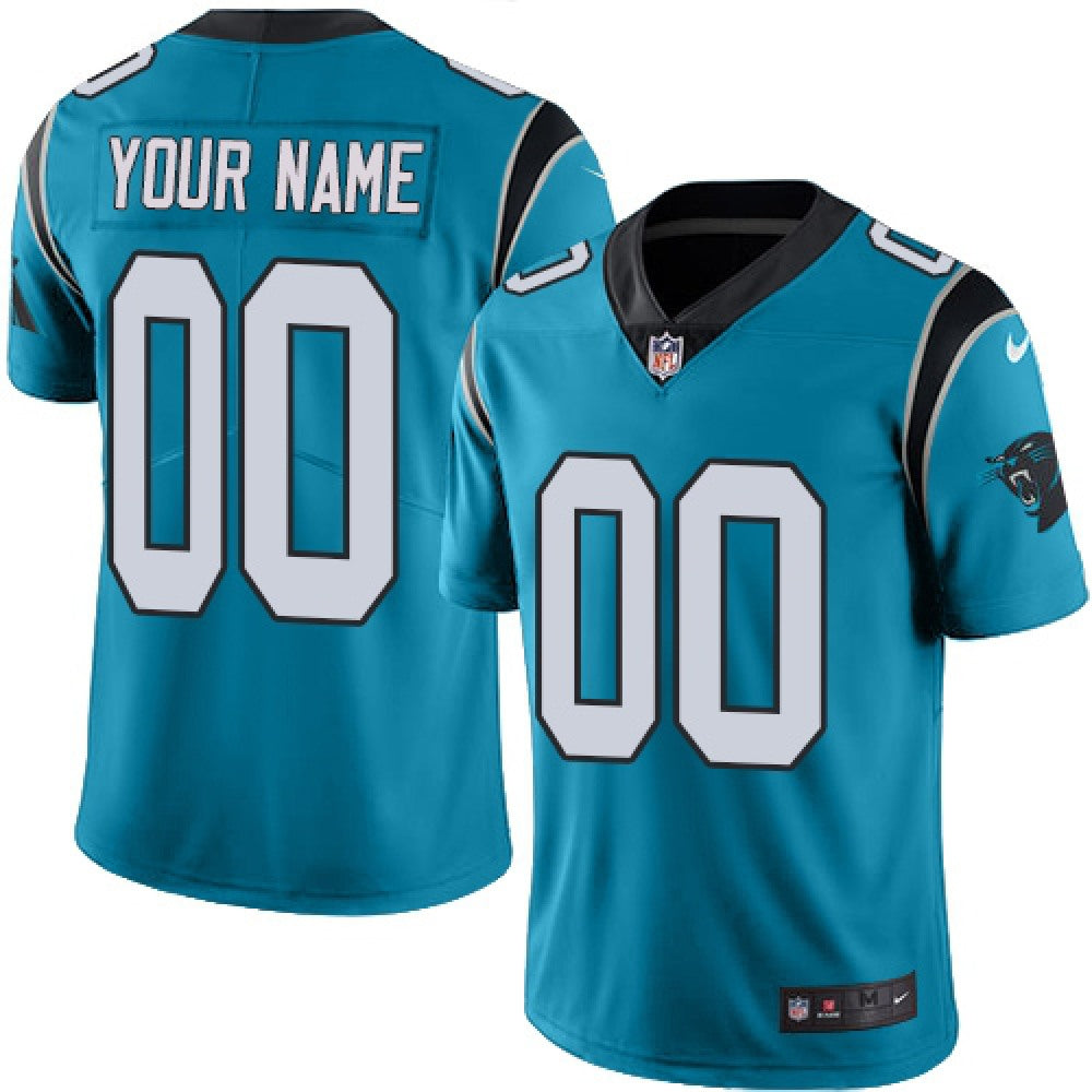 Men's Carolina Panthers Custom White Vapor Untouchable NFL Stitched Limited Jersey