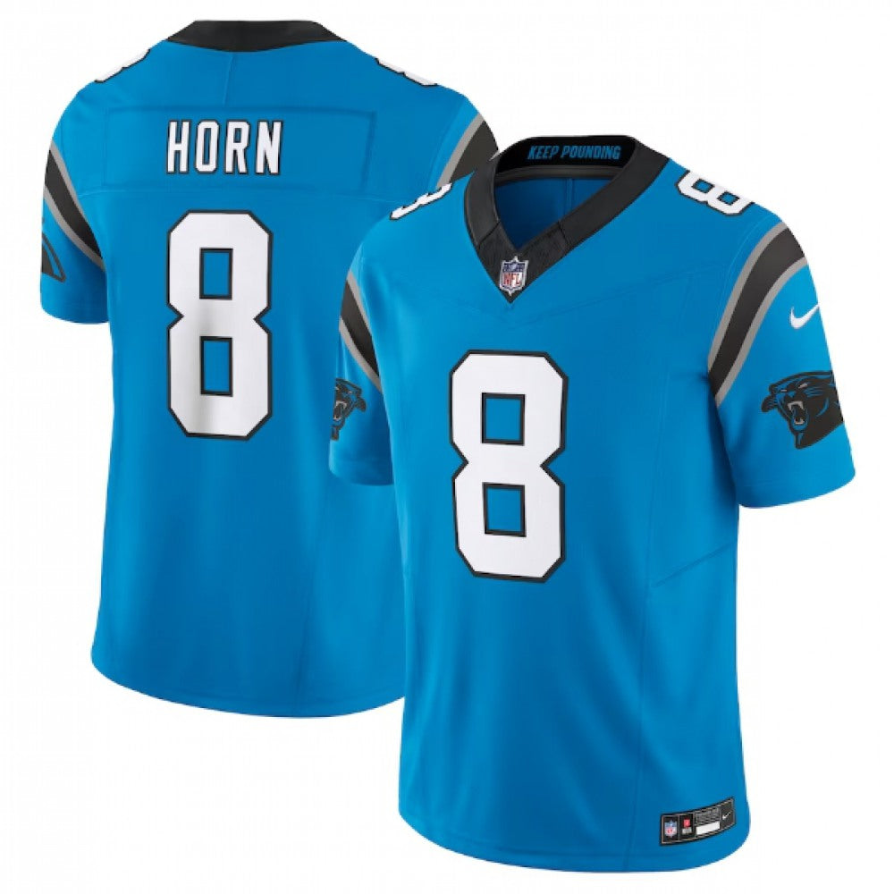 Men's Carolina Panthers #8 Jaycee Horn Nike F.U.S.E. Vapor Untouchable Stitched Jersey