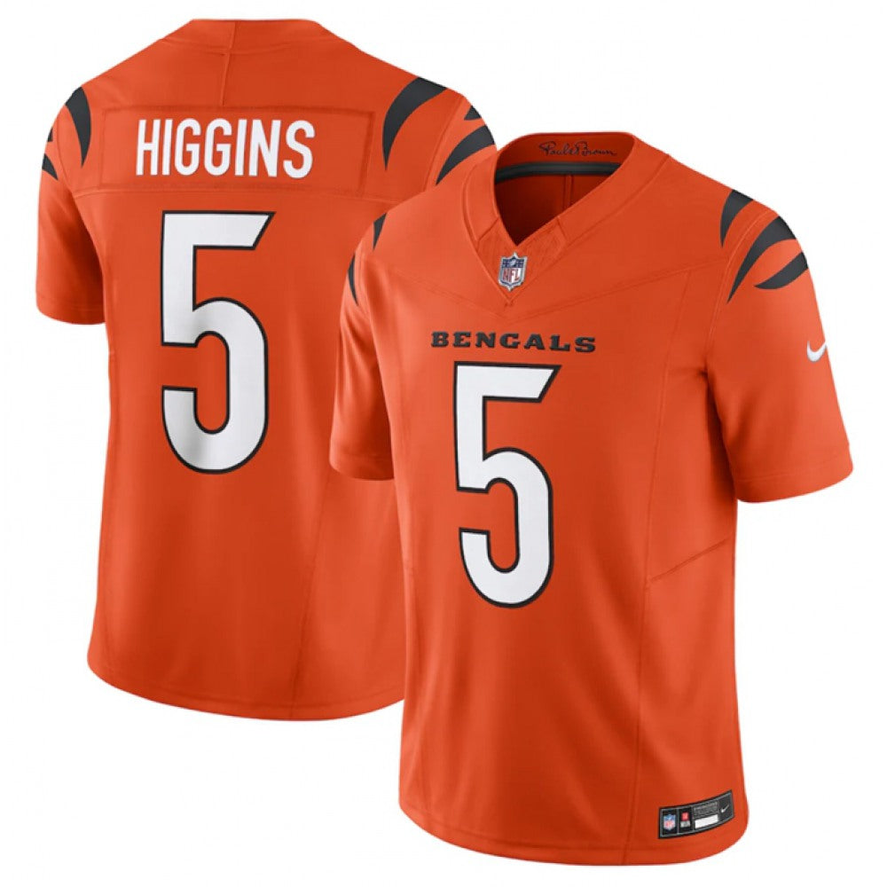 Men's Cincinnati Bengals #5 Tee Higgins Nike F.U.S.E. Vapor Untouchable Limited Stitched Jersey