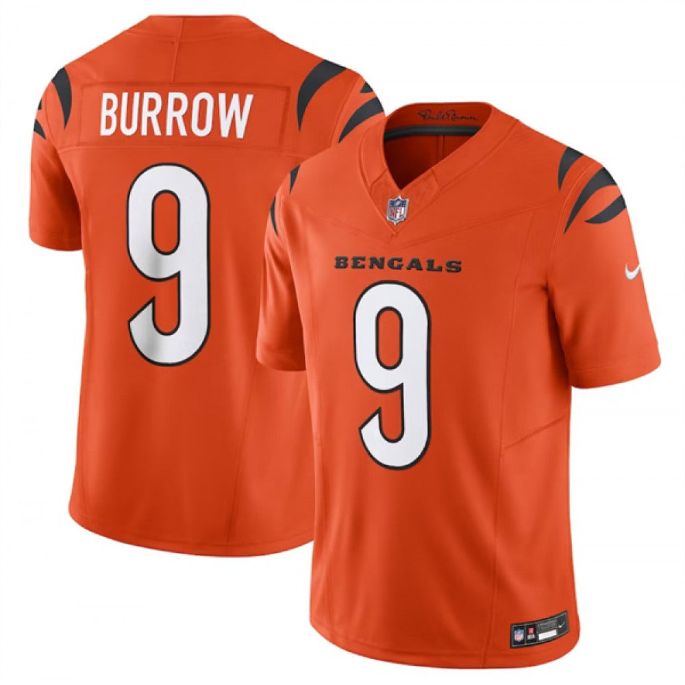 Men's Cincinnati Bengals #9 Joe Burrow Nike F.U.S.E. Vapor Untouchable Limited Stitched Jersey