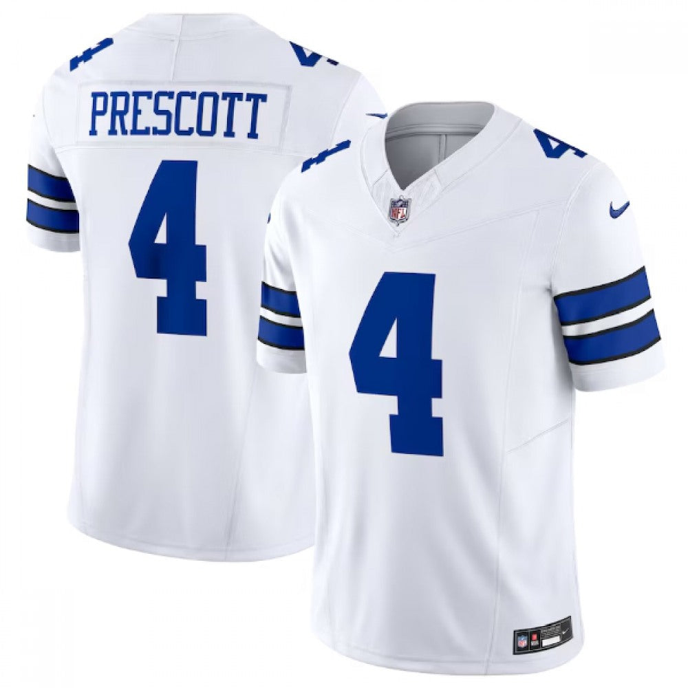 Men's Dallas Cowboys #4 Dak Prescott Noke F.U.S.E. Vapor Limited Stitched Football Jersey