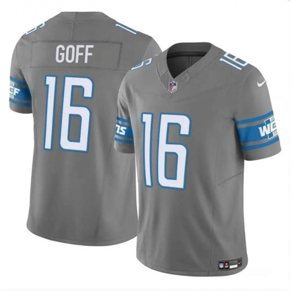 Men's Detroit Lions #16 Jared Goff Nike F.U.S.E. Vapor Untouchable Limited Stitched Jersey