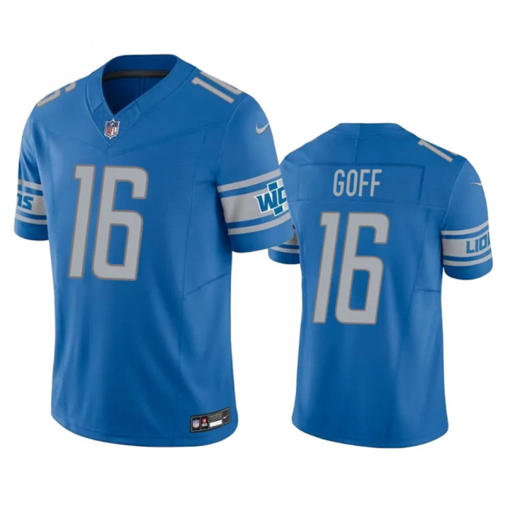 Men's Detroit Lions #16 Jared Goff Nike F.U.S.E. Vapor Untouchable Limited Stitched Jersey