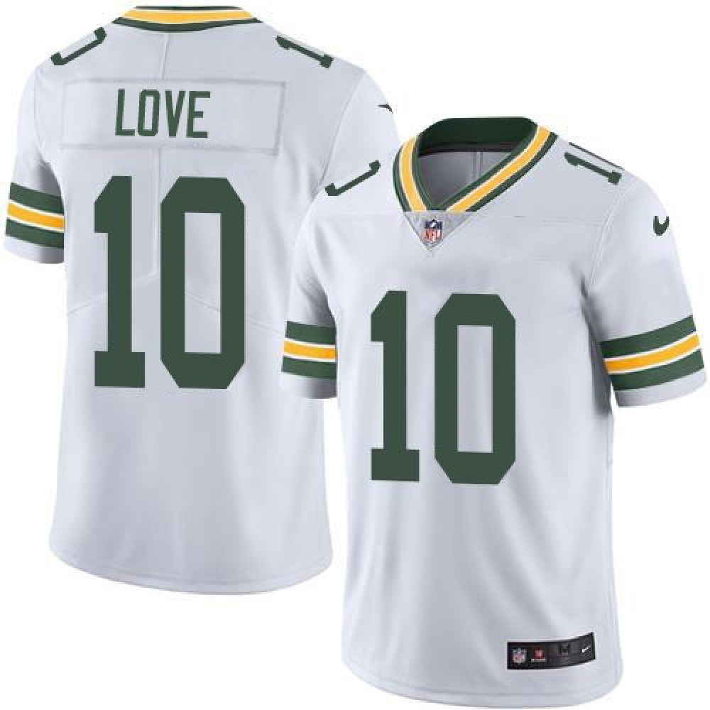 Men's Green Bay Packers #10 Jordan Love Green Stitched Jersey