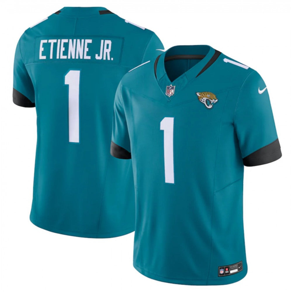 Men's Jacksonville Jaguars #1 Travis Etienne Jr. Nike F.U.S.E. Vapor Untouchable Limited Stitched Jersey