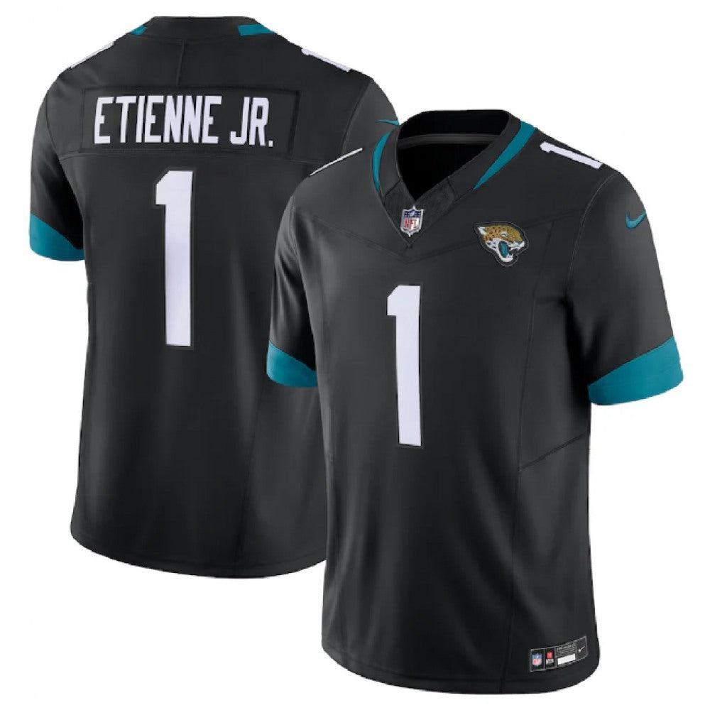 Men's Jacksonville Jaguars #1 Travis Etienne Jr. Nike F.U.S.E. Vapor Untouchable Limited Stitched Jersey