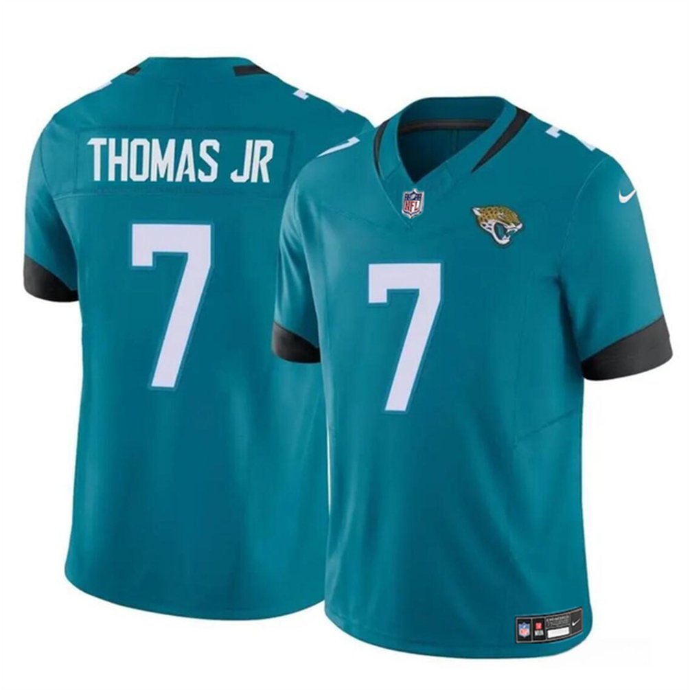 Men's Jacksonville Jaguars #7 Brian Thomas Jr Nike Vapor Untouchable Limited Stitched Jersey
