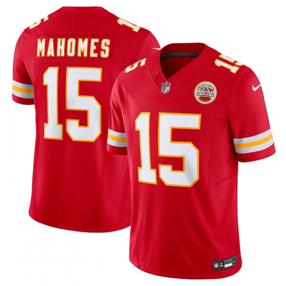 Men's Kansas City Chiefs #15 Patrick Mahomes Nike F.U.S.E. Vapor Untouchable Limited Stitched Jersey