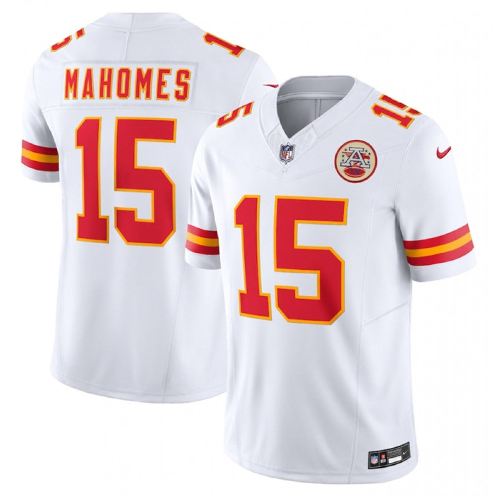 Men's Kansas City Chiefs #15 Patrick Mahomes Nike F.U.S.E. Vapor Untouchable Limited Stitched Jersey