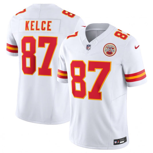 Men's Kansas City Chiefs #87 Travis Kelce Nike F.U.S.E. Vapor Untouchable Limited Stitched Jersey
