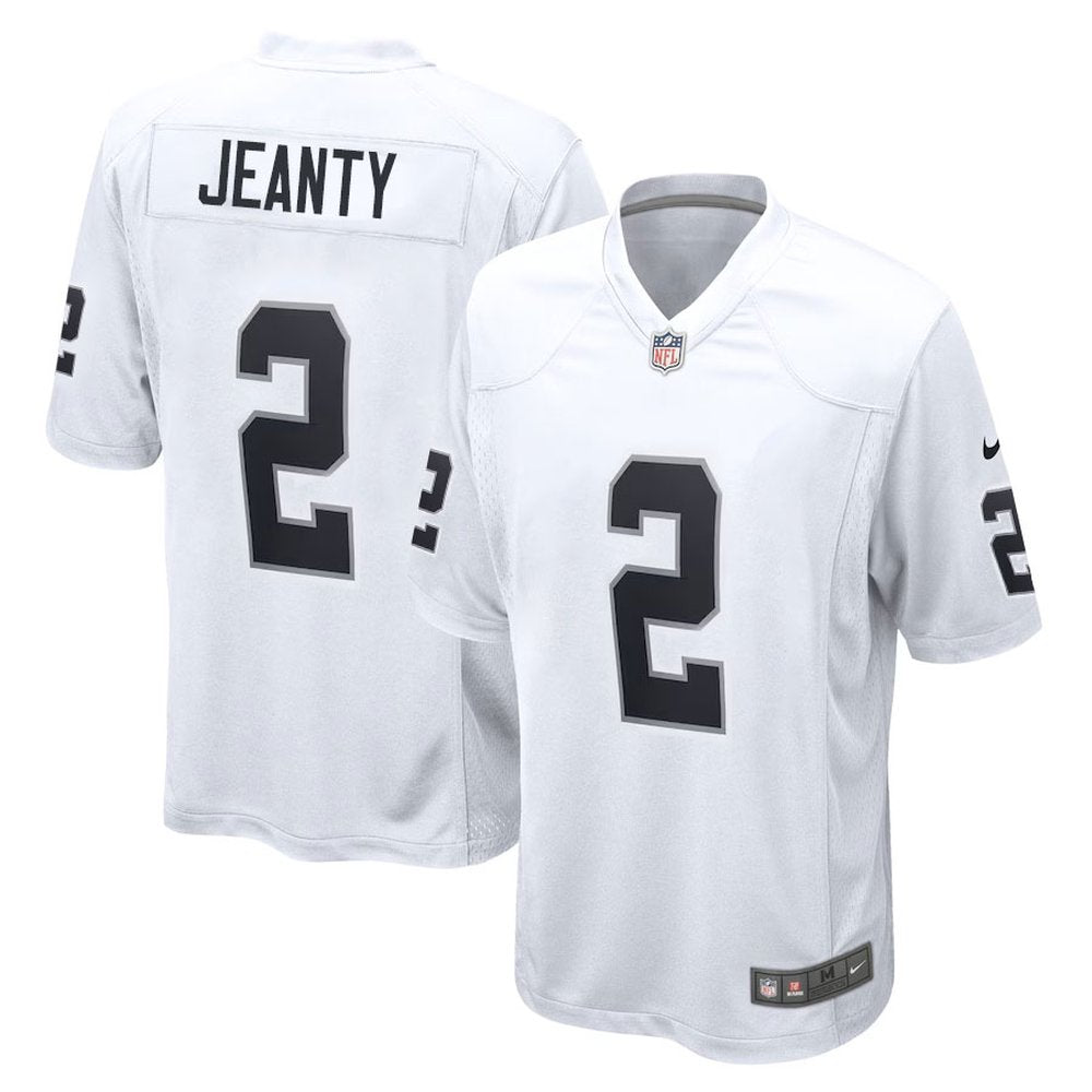 Men's Las Vegas Raiders #2 Ashton Jeanty NFL Draft First Round Pick Game Jersey